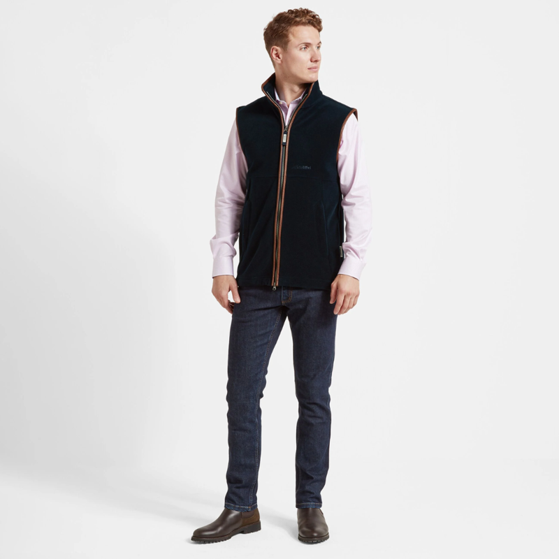 Schoffel Oakham Mens Gilet In Navy-1