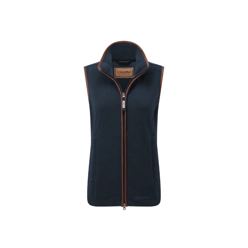 Schoffel Lyndon Ladies Fleece Gilet Petrol Blue-1