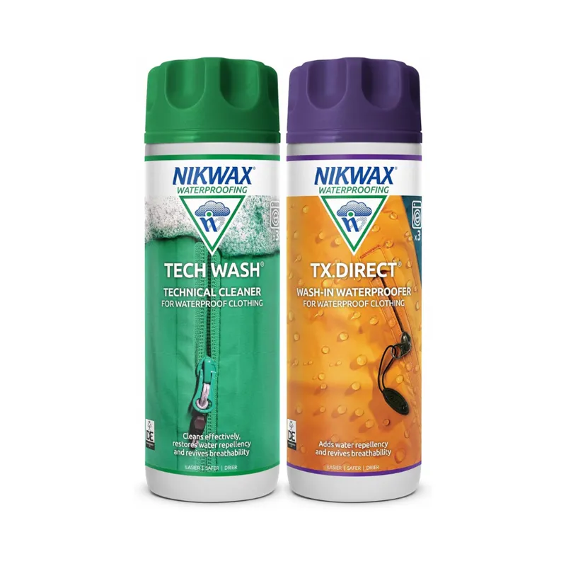 NIKWAX TECH WASH TX DIRECT TWIN PACK 300ML
