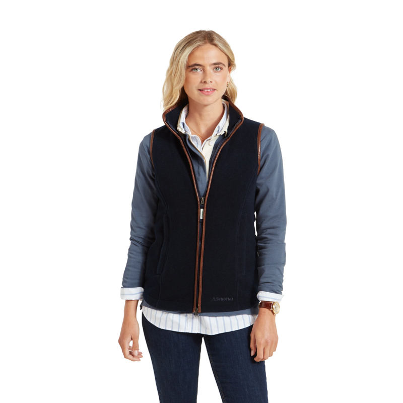 Schoffel Lyndon Ladies Fleece Gilet Navy