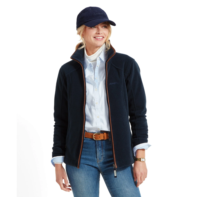 Schoffel Tilton II Ladies Quarter Zip Fleece Navy