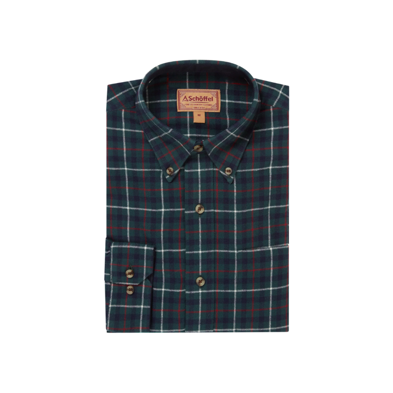 Schoffel Akenham Shirt Mens Botanical Green-1