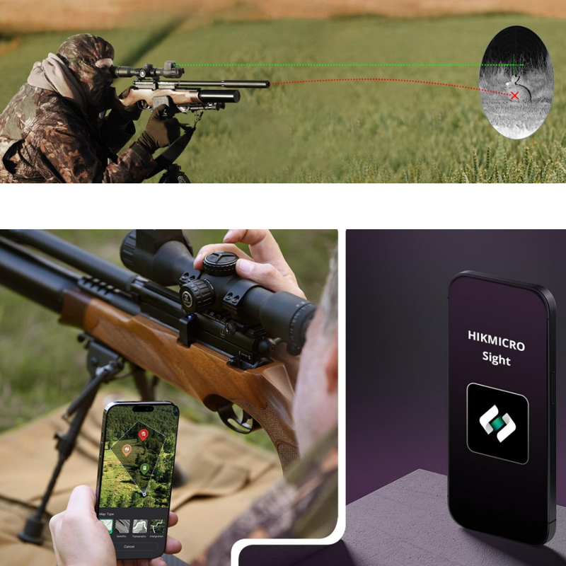 HIKMICRO Alpex 4K LITE LRF A40EL Digital Day and Night Vision Rifle Scope-9