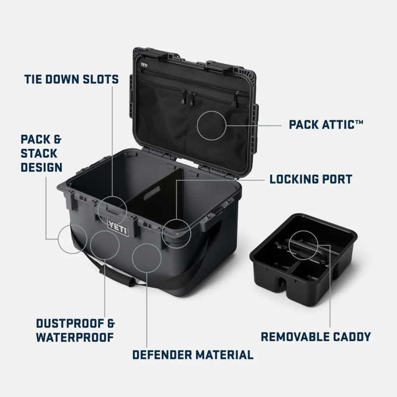 YETI Loadout Gobox 30 Gear Case King Crab-10