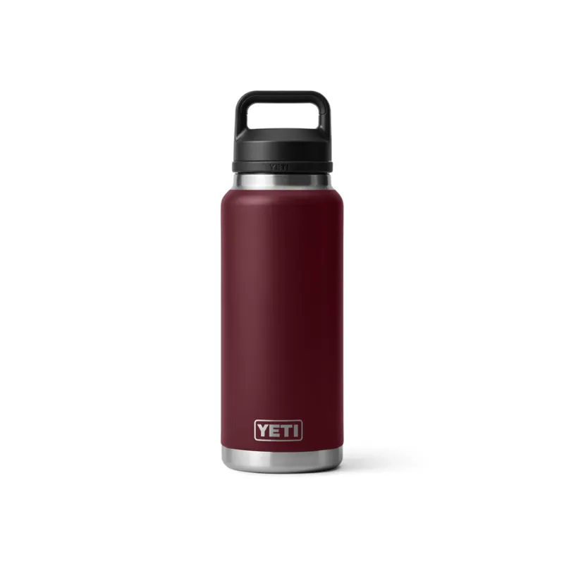 YETI Rambler 36oz/1065ml Bottle Chug Cap Wild Vine Red