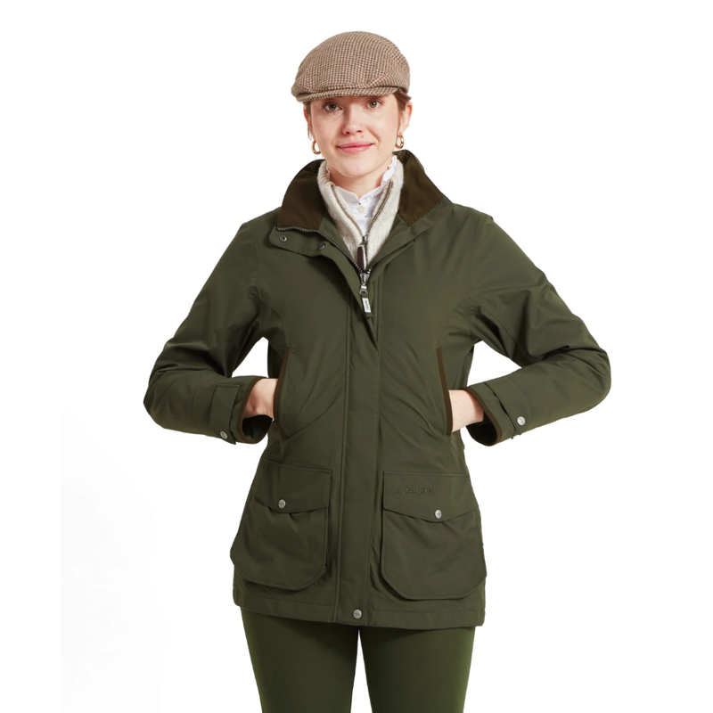 Schoffel Teal Womens Ultralight Coat-1