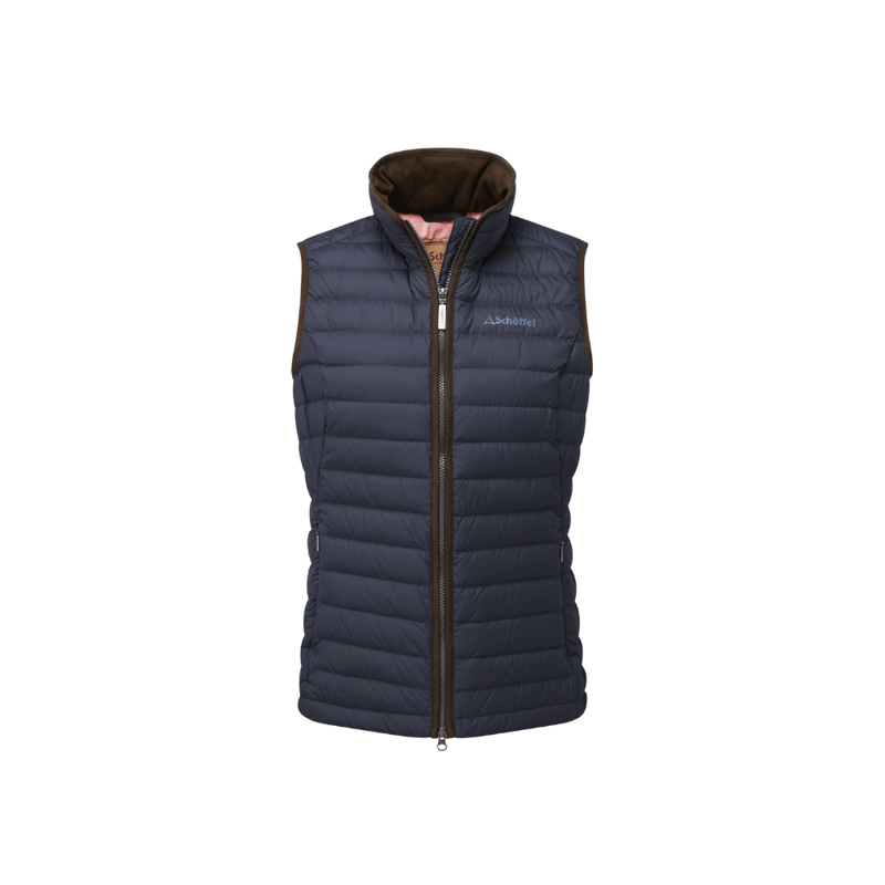 Schoffel Launde Ladies Down Gilet Petrol Blue-1