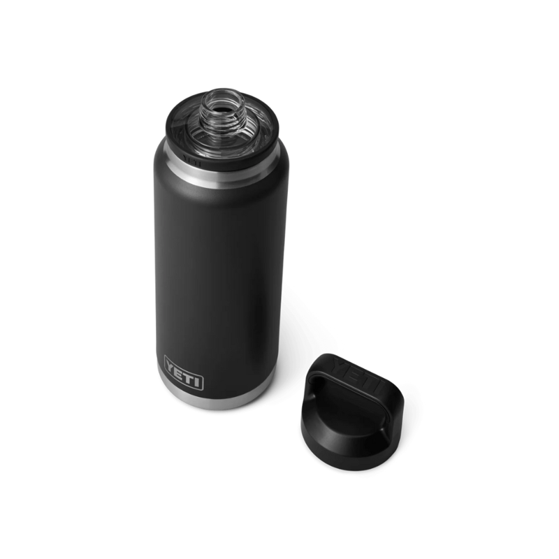 YETI Rambler 36oz/1065ml Bottle With Chug Cap Black-1