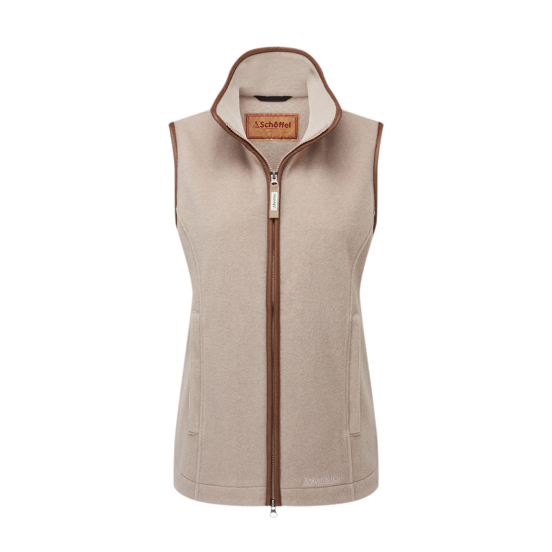 Schoffel Lyndon Ladies Fleece Gilet Mushroom-1