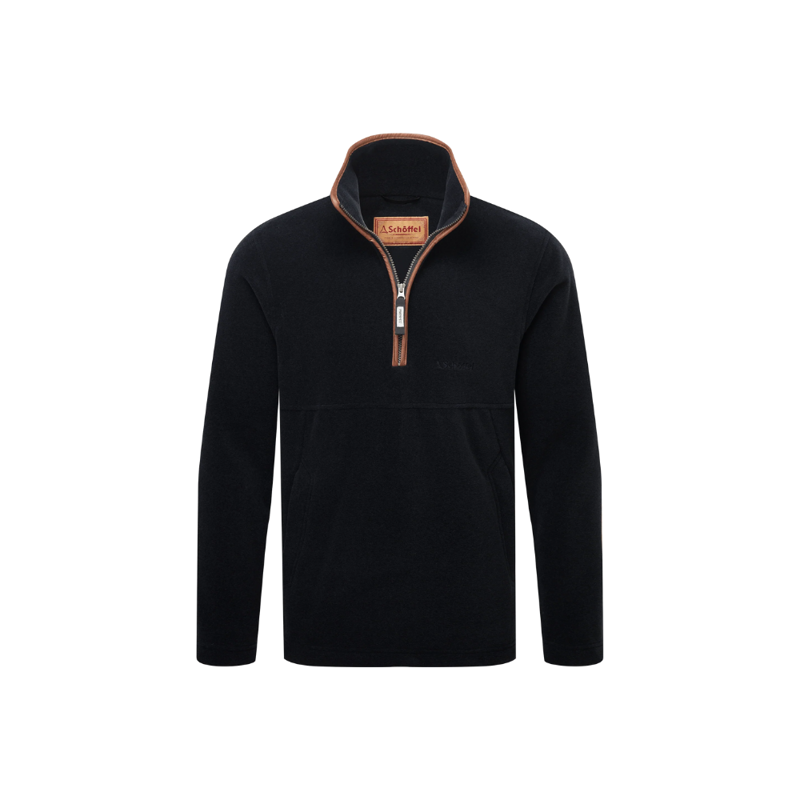 Schoffel Berkeley Mens 1/4 Zip Fleece Gunmetal-1