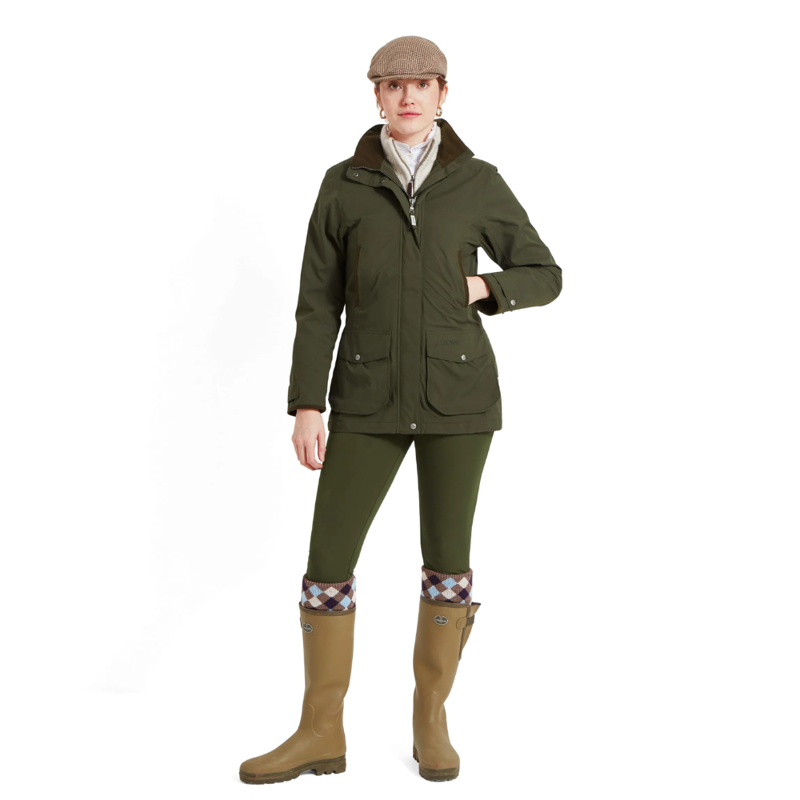 Schoffel Teal Womens Ultralight Coat-2