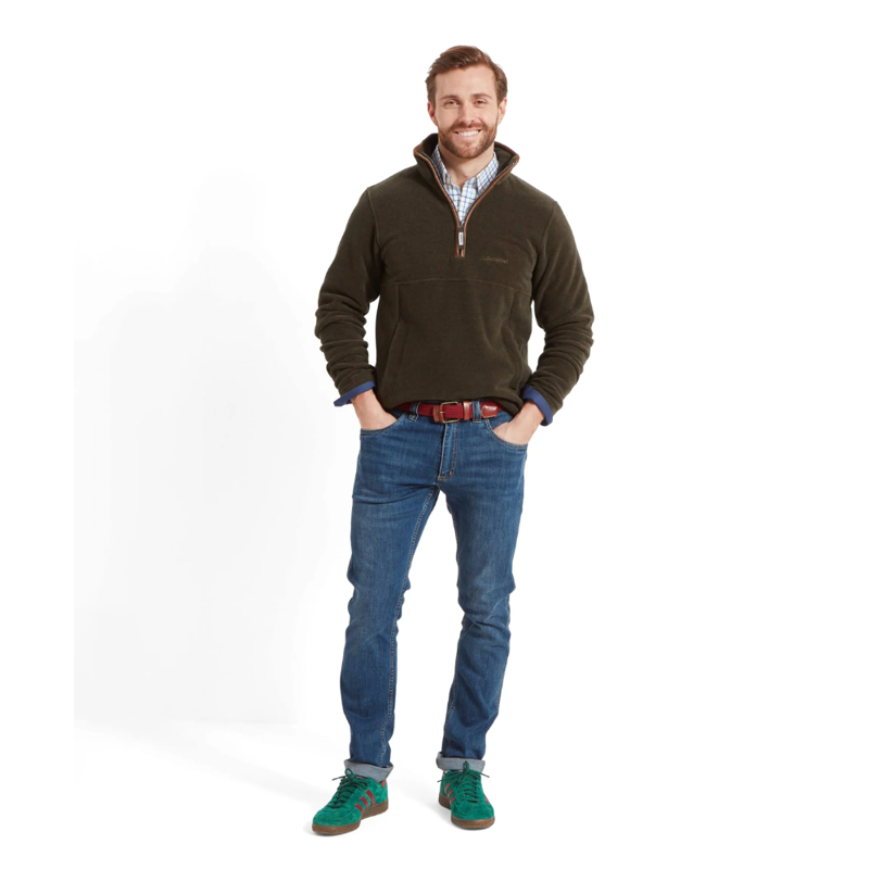 Schöffel Berkeley Mens Fleece Dark Olive-2