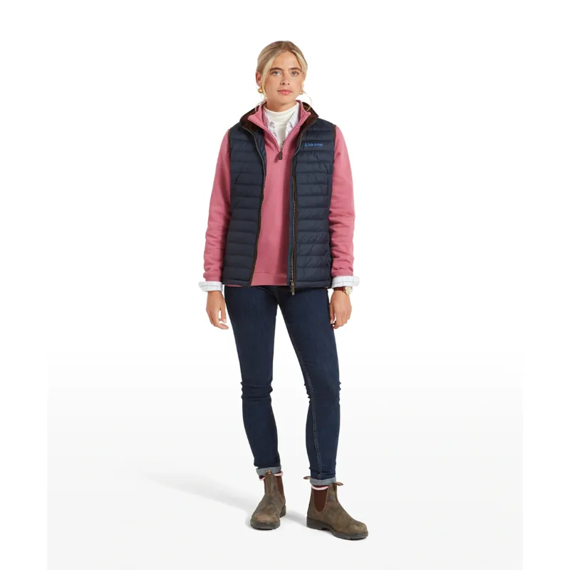 Schoffel Launde Ladies Down Gilet Petrol Blue-2