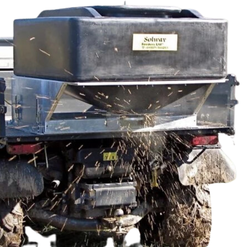 SOLWAY MOBILE MULE/UTV GAME AND POULTRY FEED SPREADER-2