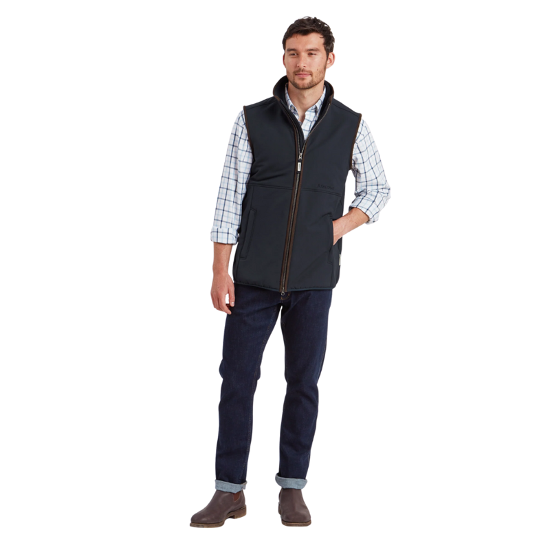 Schoffel Belton Mens Gilet Navy-2