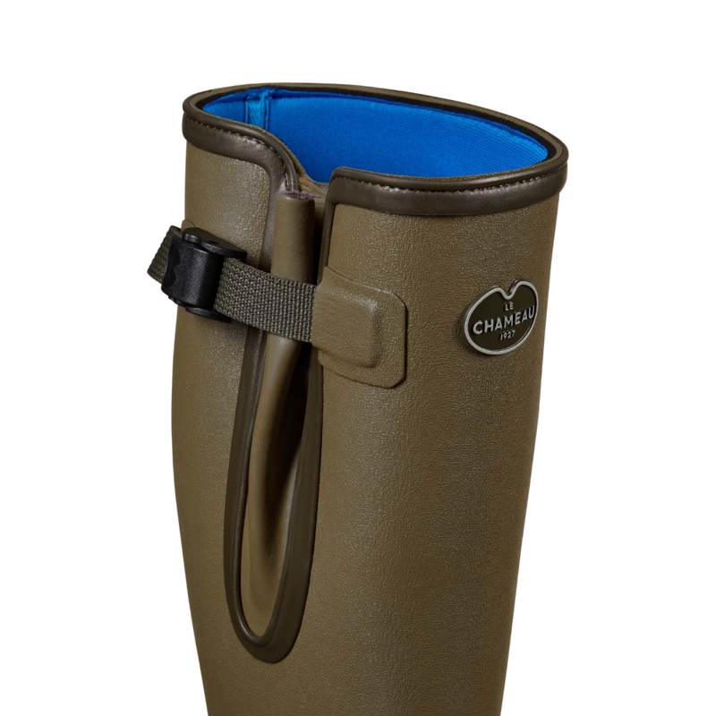 Le Chameau Vierzonord Mens Neoprene Lined Mens Wellington Boots In Iconic Green-2