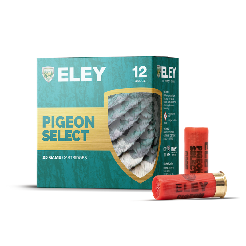 ELEY PIGEON SELECT 12G 30G 6 SHOT FIBRE CARTRIDGES