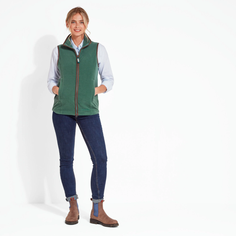 Schoffel Lyndon Ladies Fleece Gilet Duck Egg-2