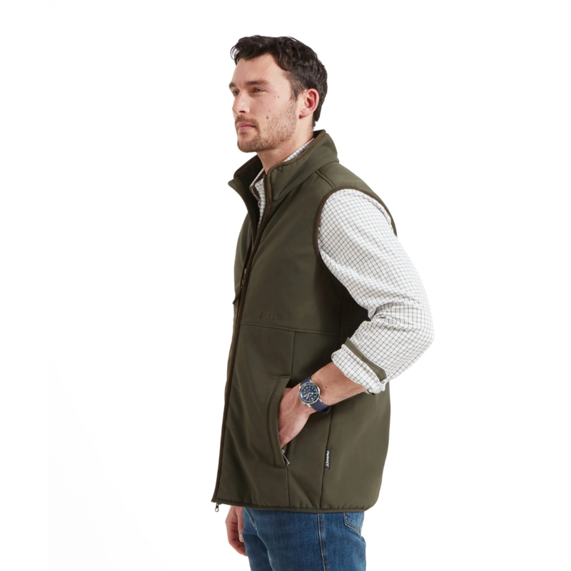 Schoffel Belton Mens Gilet Forest-3