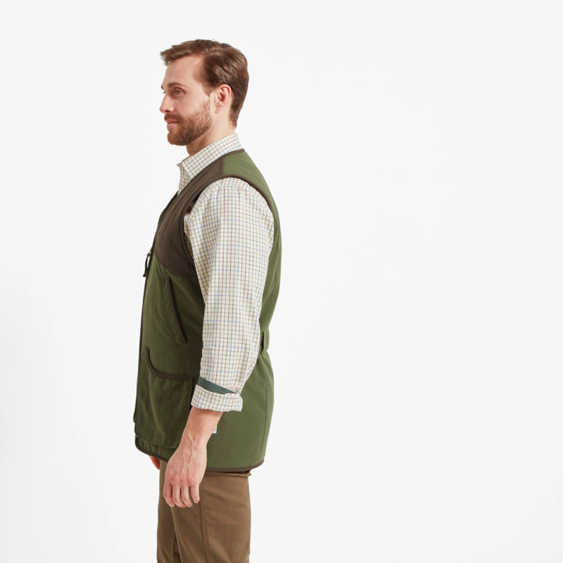 Schoffel Stamford Mens Vest II Hunter Green-3