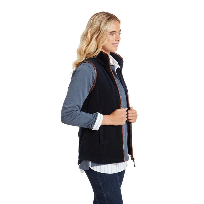 Schoffel Lyndon Ladies Fleece Gilet Navy-3