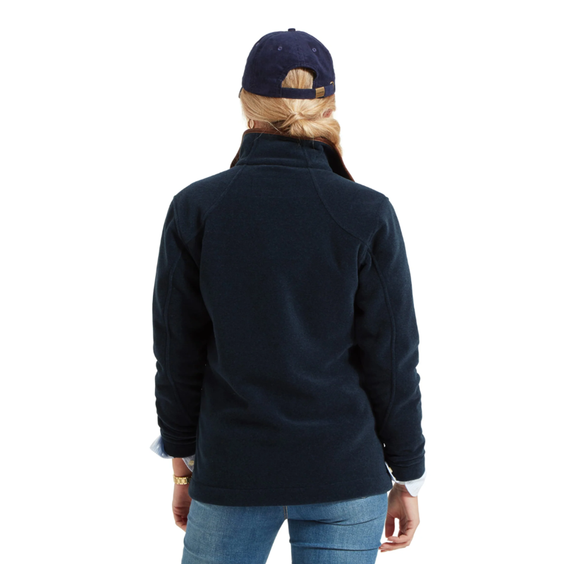 Schoffel Tilton II Ladies Quarter Zip Fleece Navy-3