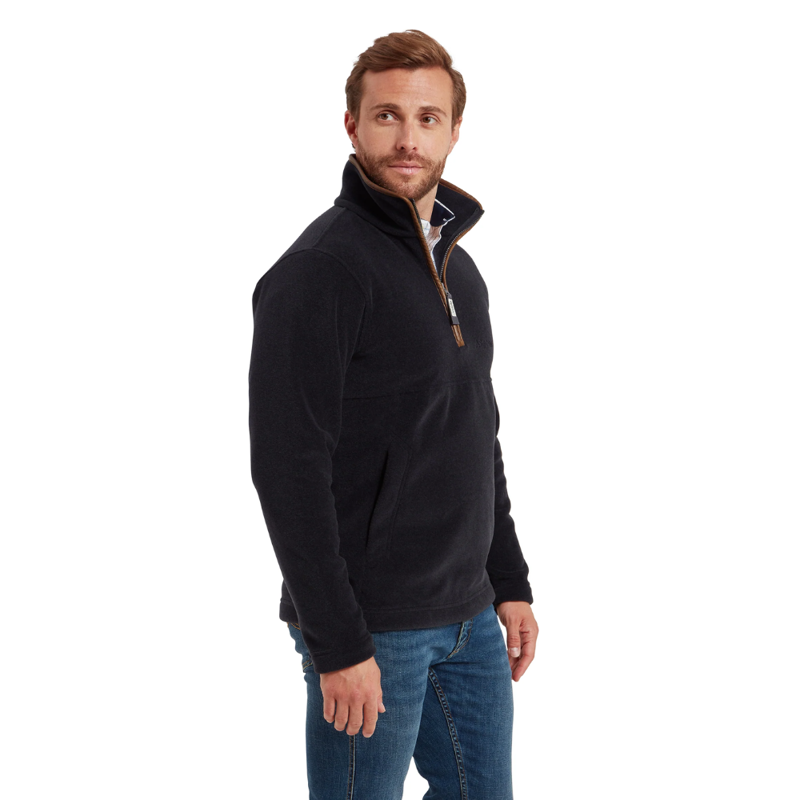 Schoffel Berkeley Mens 1/4 Zip Fleece Gunmetal-3