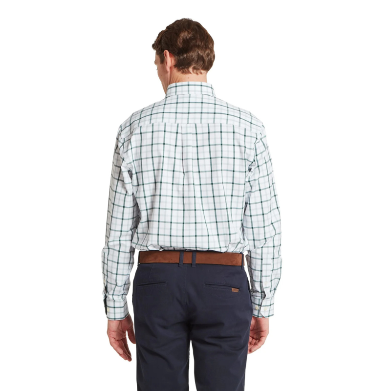 Schoffel Brancaster Classic Shirt Deep Pine Check-4