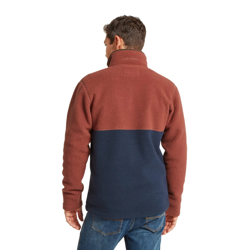 Schoffel Berkeley Retro Fleece Brick Red / True Navy-3