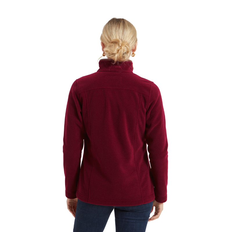 Schoffel Tilton II Ladies Quarter Zip Fleece Claret-3