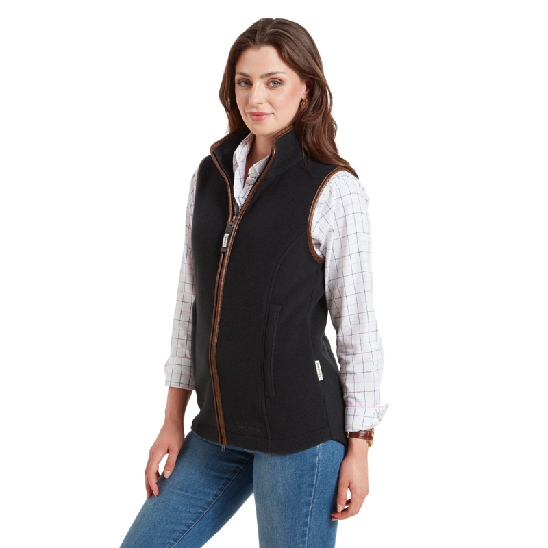 Schoffel Lyndon Ladies Fleece Gilet Gun Metal-4