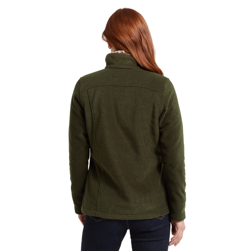 Schoffel Tilton II Ladies Quarter Zip Fleece Dark Olive-4