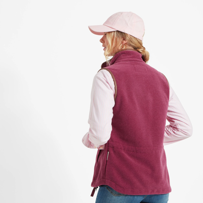 Schoffel Lyndon Ladies Fleece Gilet Mulberry-4