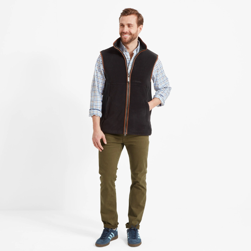 Schoffel Oakham Mens Gilet In Gun Metal-4