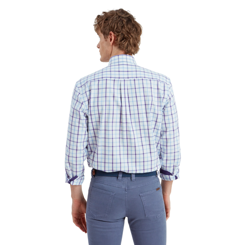 Schoffel Brancaster Mens Classic Shirt Bramble Check-4
