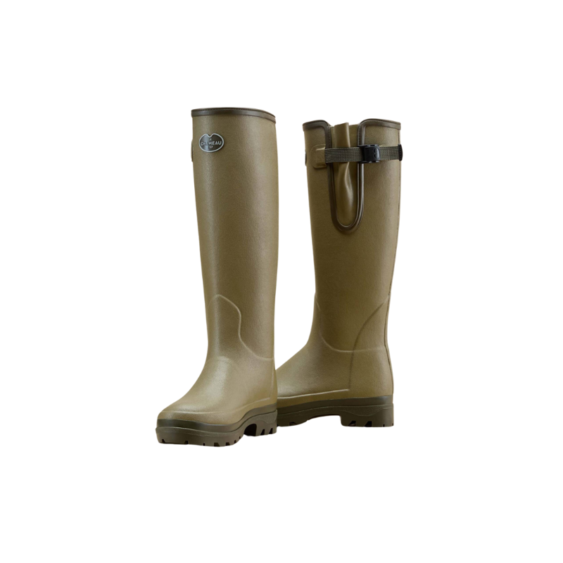 Le Chameau Vierzonord Ladies Neoprene Lined Boot Iconic Green-4