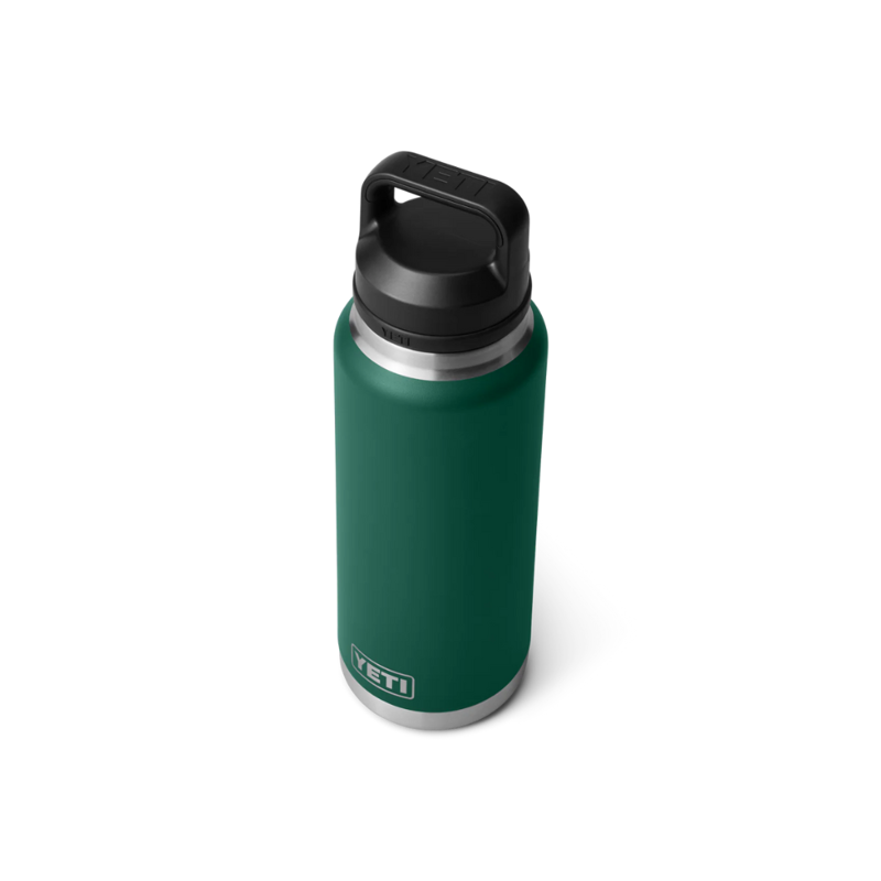 YETI Rambler 36oz/1065ml Bottle Chug Cap Forest Green-1