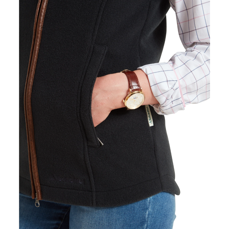 Schoffel Lyndon Ladies Fleece Gilet Gun Metal-5