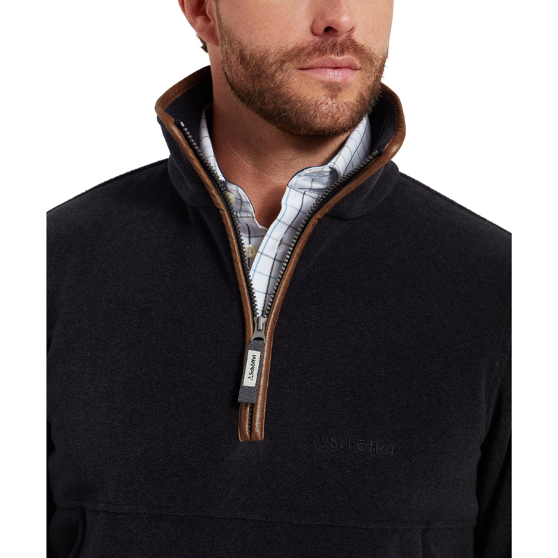 Schoffel Berkeley Mens 1/4 Zip Fleece Gunmetal-5