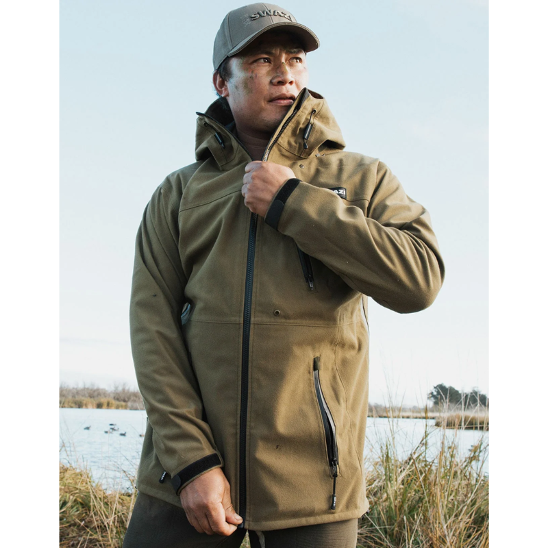 Swazi Ibex Mens Jacket European Olive-5