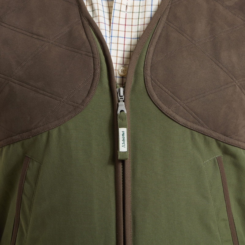 Schoffel Stamford Mens Vest II Hunter Green-5