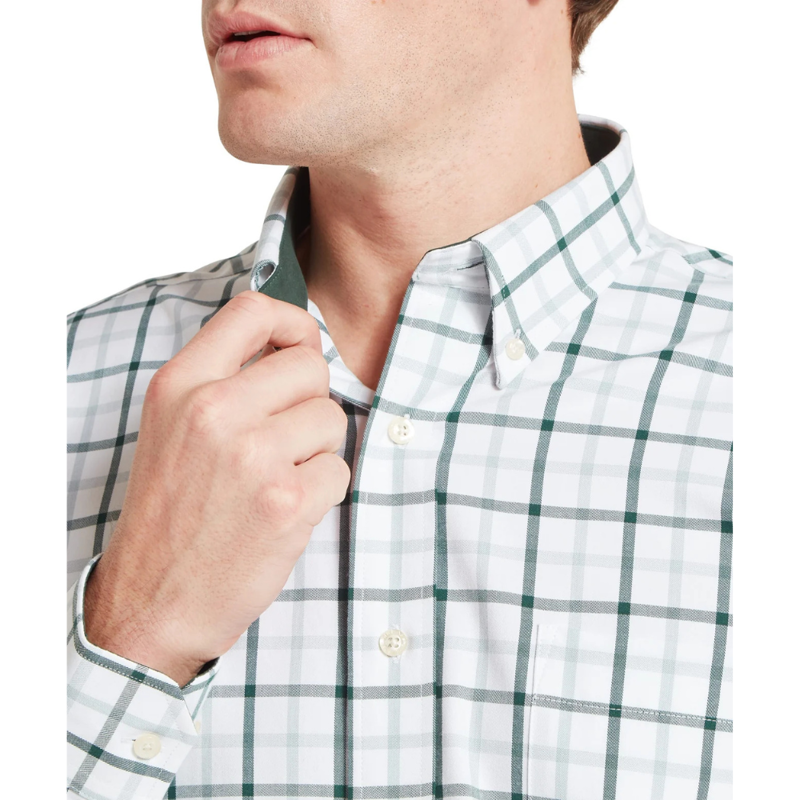 Schoffel Brancaster Classic Shirt Deep Pine Check-6