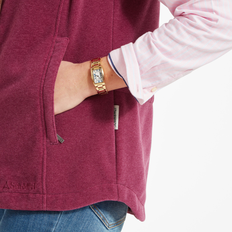 Schoffel Lyndon Ladies Fleece Gilet Mulberry-5