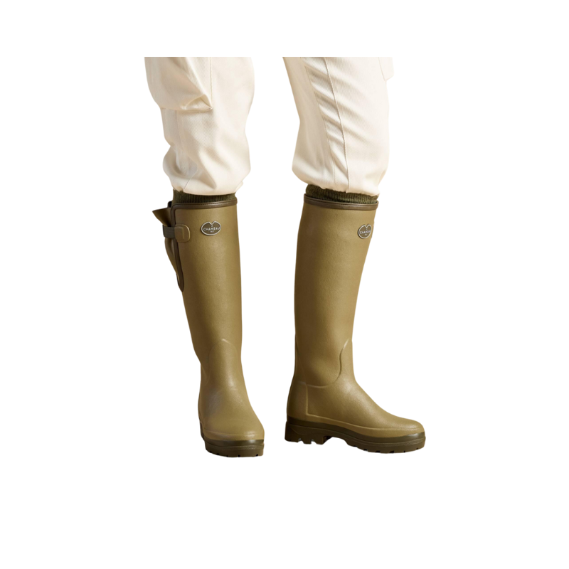 Le Chameau Vierzonord Ladies Neoprene Lined Boot Iconic Green-5