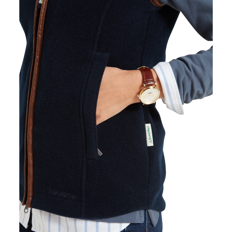 Schoffel Lyndon Ladies Fleece Gilet Navy-6
