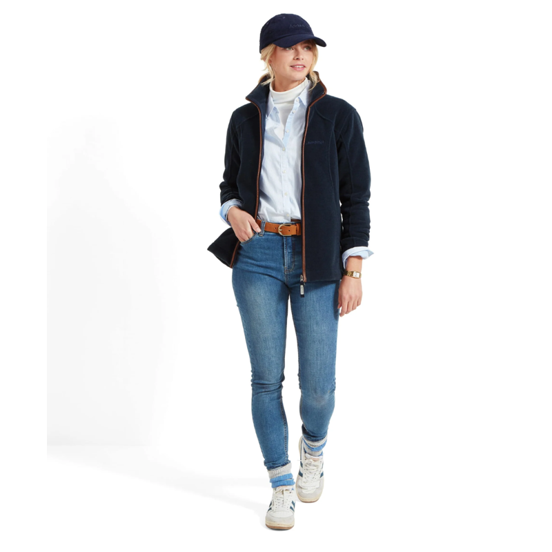 Schoffel Tilton II Ladies Quarter Zip Fleece Navy-6