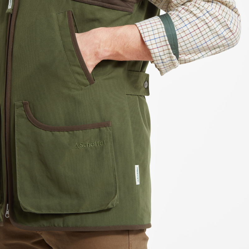 Schoffel Stamford Mens Vest II Hunter Green-6