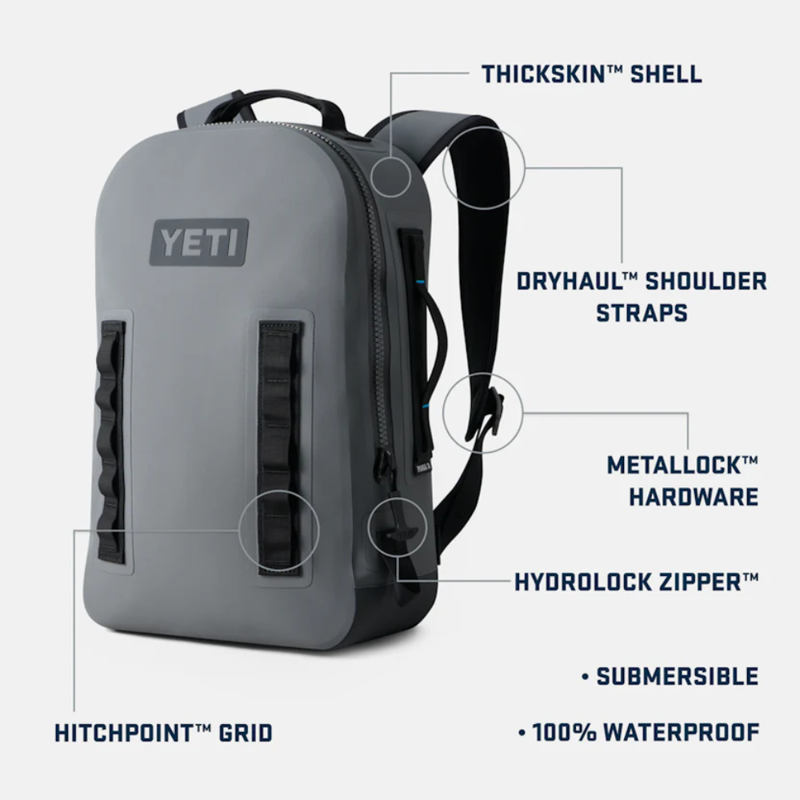 YETI Panga 28L Waterproof Backpack Storm Grey-6