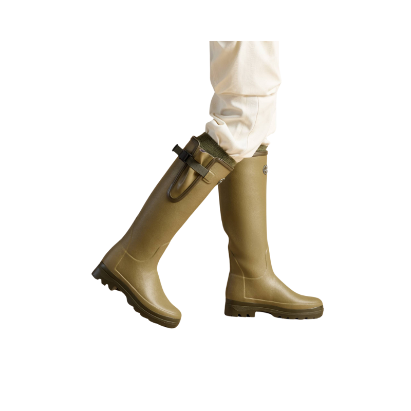 Le Chameau Vierzonord Ladies Neoprene Lined Boot Iconic Green-6