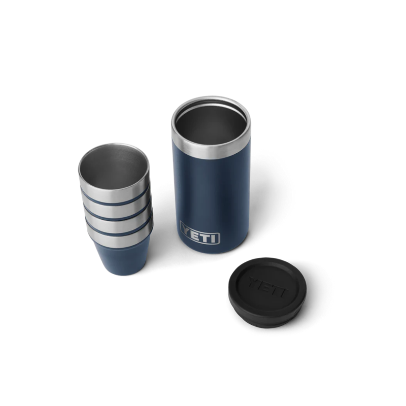 YETI Shot Glasses With Carrying Case Navy-6